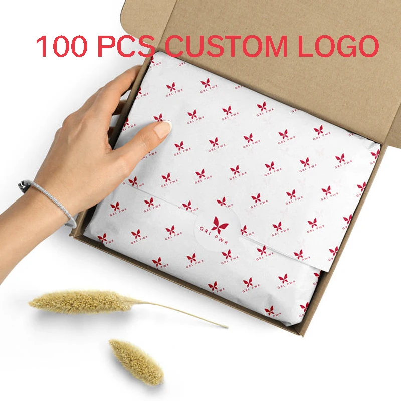 

Custom tissue paper eco friendly One Side Printing Kraft Wrapping Gift Wrapping Paper