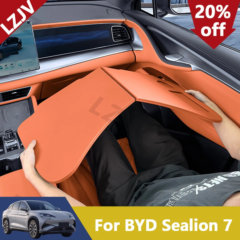 New For 2024 2025 BYD Sealion 7 EV Dedicated Car Folding Small Table Board Car Supplies Convenient For Office Dining Entertainme