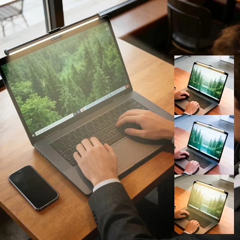 Desk Room Setup - แถบไฟมอนิเตอร์ RGB ไฟบาร์สร้างบรรยากาศ USB LED ติดตั้งแบบแขวนหน้าจอ