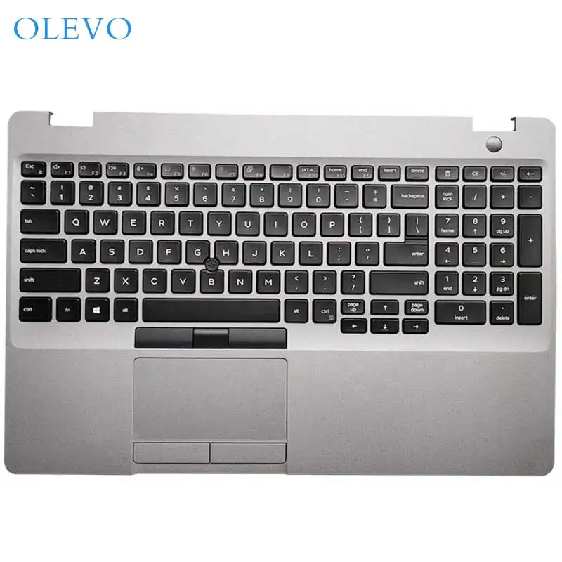 Imagem -01 - Original do Teclado do Portátil Dell Latitude 5510 5511 E5510 Precisão 3550 3551 Versão em Inglês dos Eua Tampa Superior Novo Case original do teclado do portatil dell latitude 5510 5511 e5510 precisao 3550 3551 versao em ingles dos eua tampa superior novo case 01