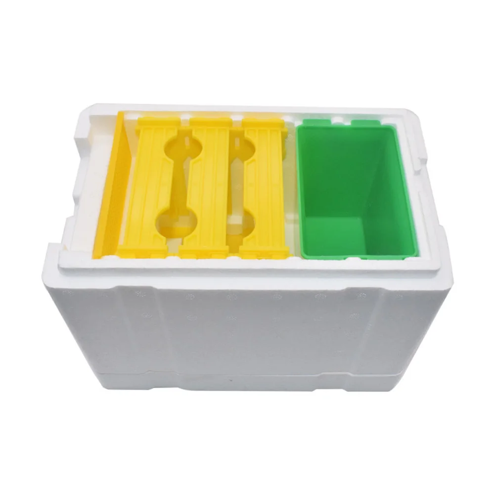 صندوق النحل الرغوي صندوق تعبئة النحل متعدد الاستخدامات رغوة خلية النحل ملكة النحل تربية خلية النحل لتربية تزاوج النحل