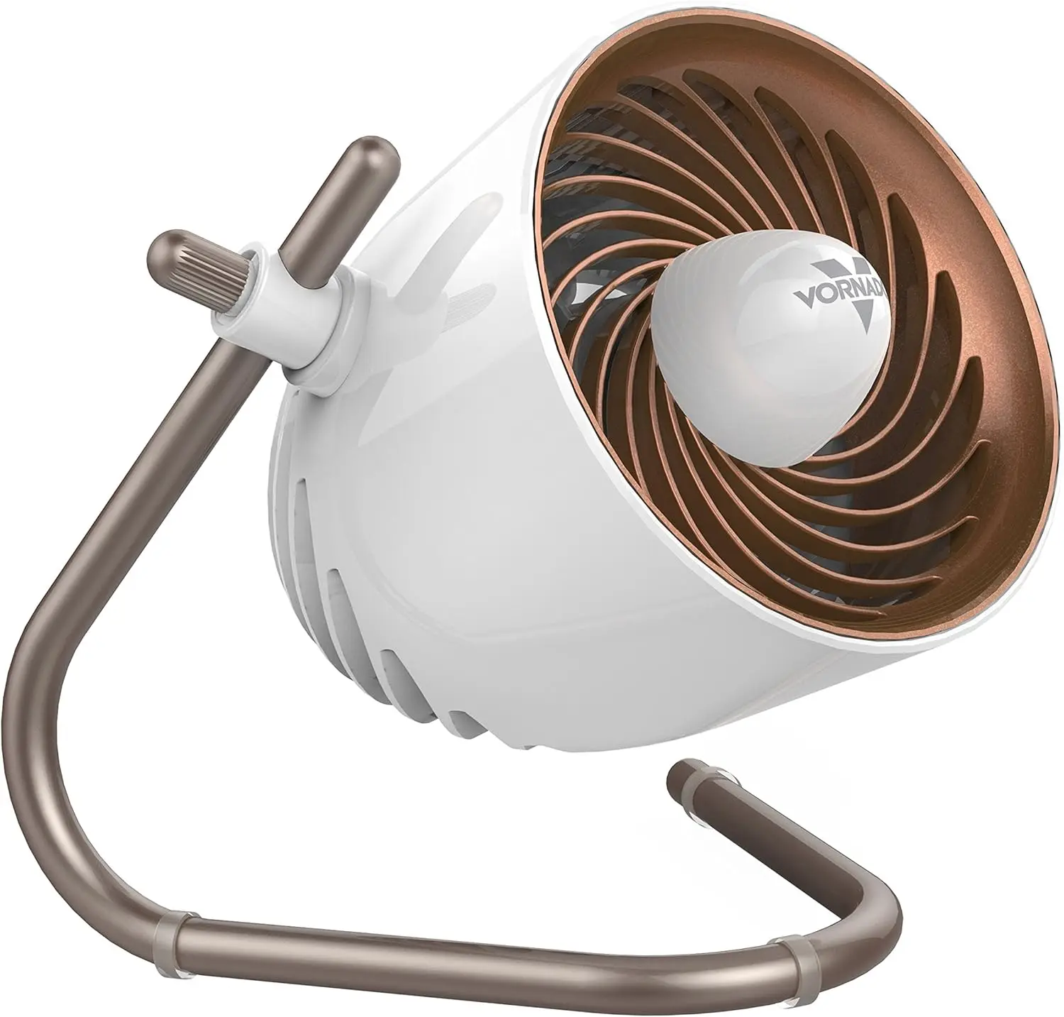 

6-Inch Portable Air Circulator Fan, 360-Degree Adjustable, Quiet 3-Speed Settings for Travel, Bedroom, Office & Desktop Use