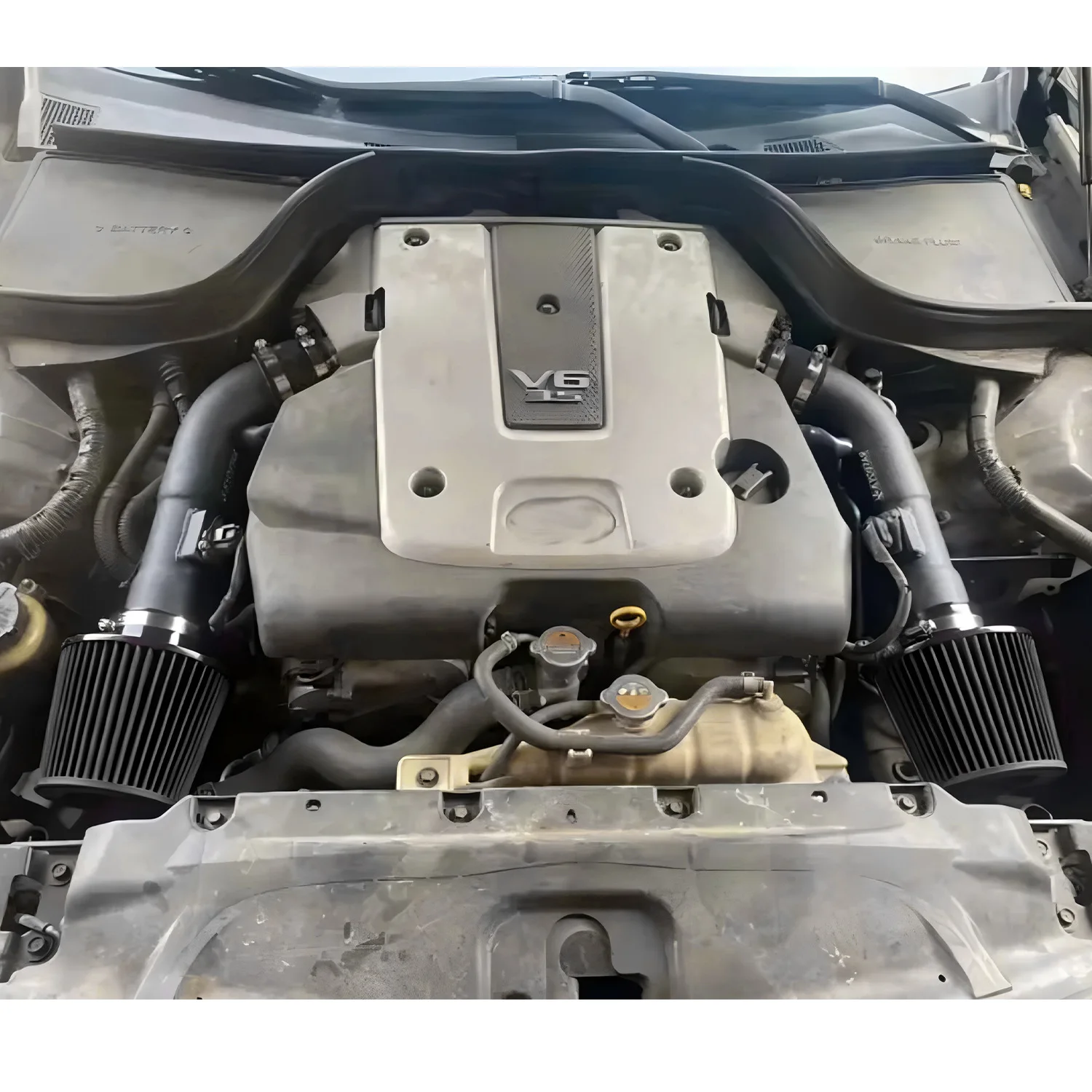Cold Air High Flow Intake Pipe Kit for 370Z Infiniti G35 G37 Q50 3.7L