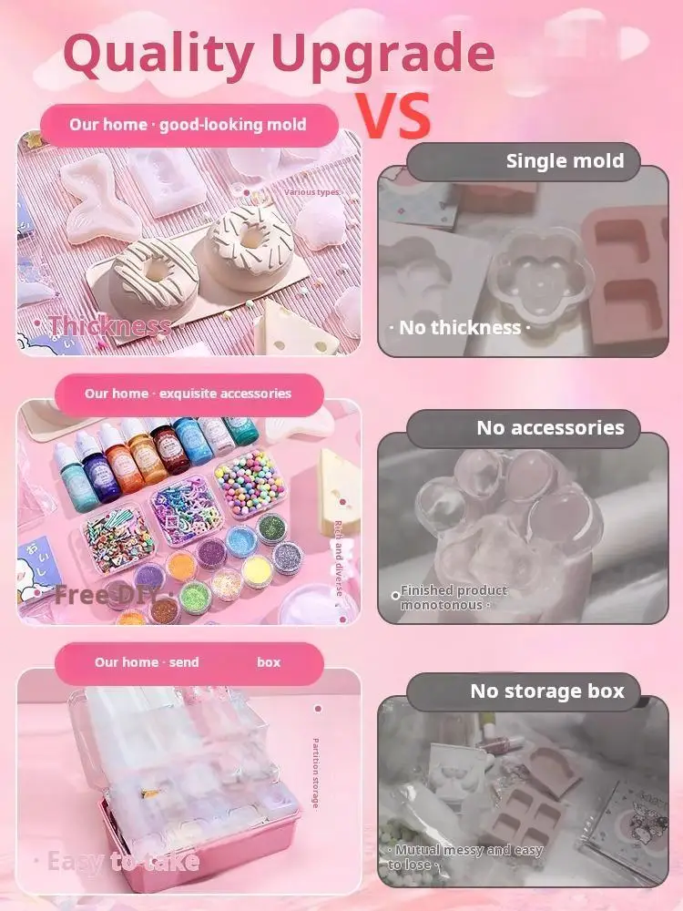 Kit de Fabrication Taba Squishy, 500g Silicone Liquide AB 1:1 Mélangé, Séchage Rapide Squishy Maker avec Moulage Squishy Patte de Chat, Squishy Ours, Kit Complet Fabrication de Squishy Anti-Stress DIY