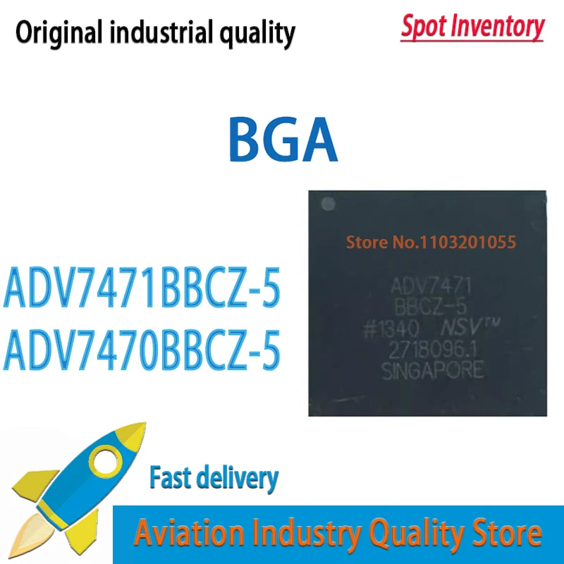 5pcs/Lot  ADV7471BBCZ-5 ADV7471 BGA ADV7470 ADV7470BBCZ-5  Brand new in stock