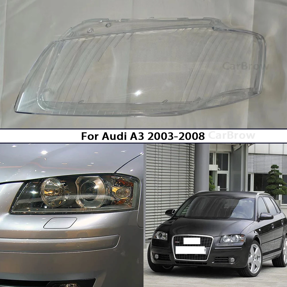 

Корпус фары, линза из плексигласа для Audi A3 Typ 8P 2003-2008, крышка фары, прозрачный чехол для абажура