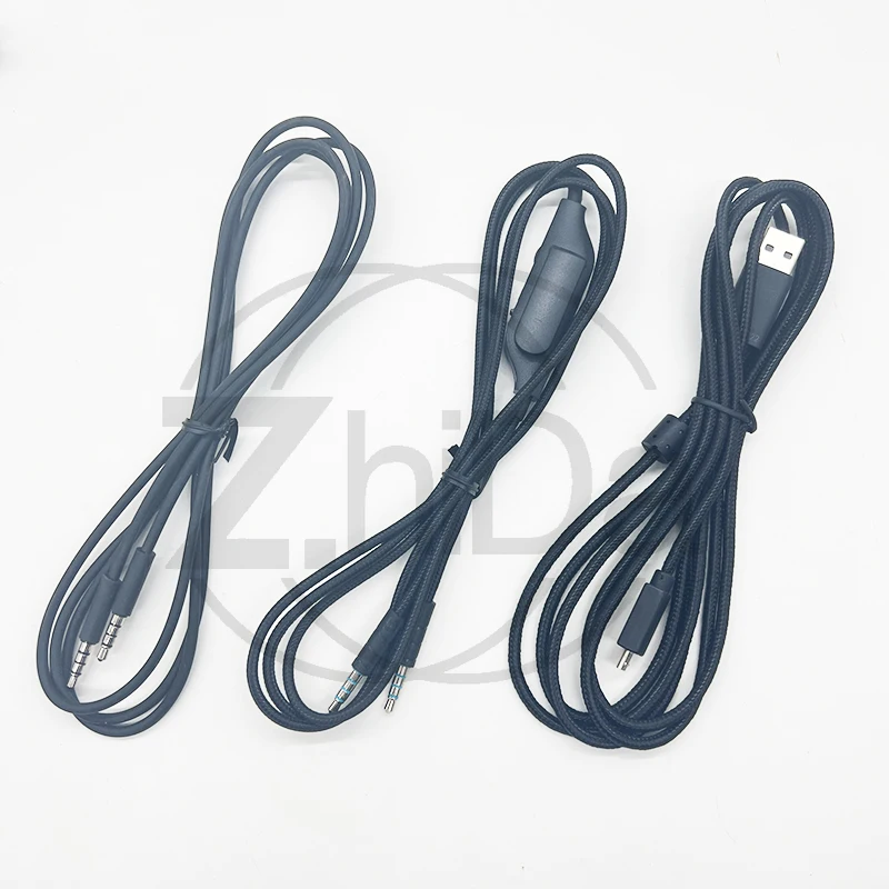 

Logitech G933 Audio Cable, G633 Charging Cable, G633s Data Cable, G933s Headphone Cable and 3.5 - millimeter Audio Cable