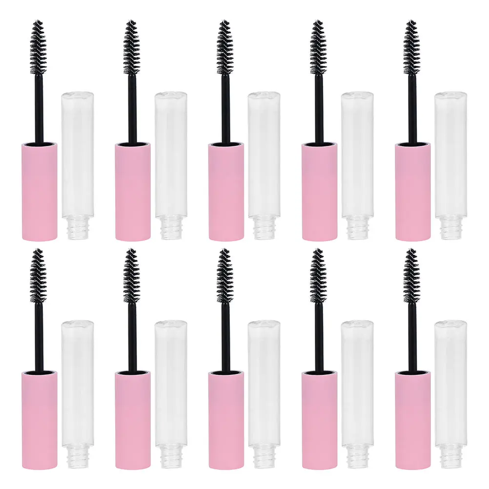 

15pcs Empty Tubes 10ml Refillable Eyelash Cream Containers Portable Makeup Eyelash Cream Tube Tools Travel Size