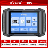 XTOOL D8S Car OBD2 Diagnostic Tool Bidirectional Scanner Topology Map All System Diagnostic ECU Coding 38+ Resets 3 Years Update