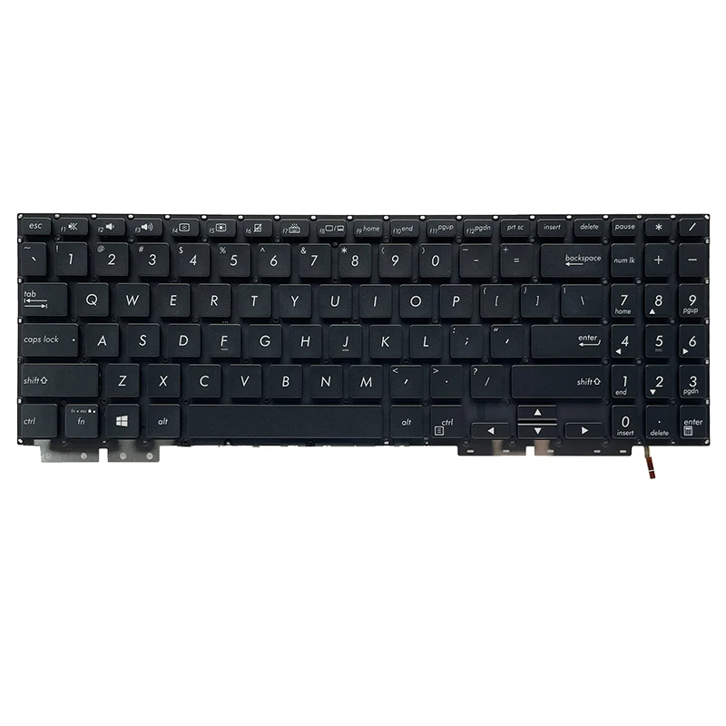 Imagem -02 - Teclado Portátil para Asus Zenbook Flip 15 Eua Ux562 Ux562fdx Ux562f Ux562d Ux562fa Ux562fac Ux562fd Novo