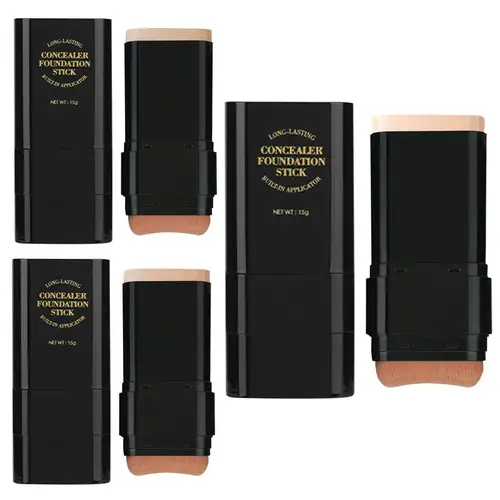 Imagen 2 del producto Base de borrador mate, barra de crema, cobertura completa, resistente al agua, control de aceite, Base facial, base correctora de luz húmeda de terciopelo