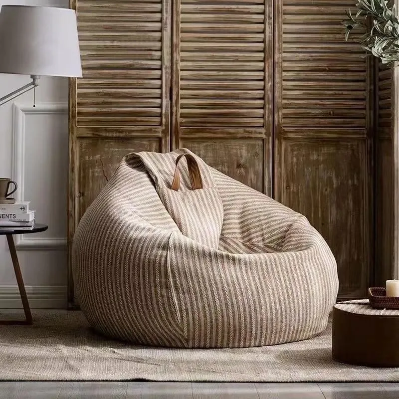 Modern Cotton Linen Sofa Adjustable Tilt Filling Super Soft Comfortable Living Room Furniture