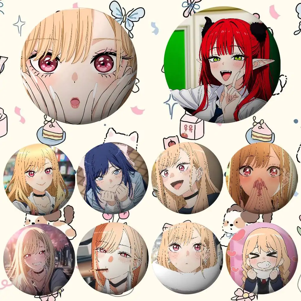 My Dress-Up Darling Anime Cover Broschen Lustige Meme Abzeichen Modeschmuck Geschenke