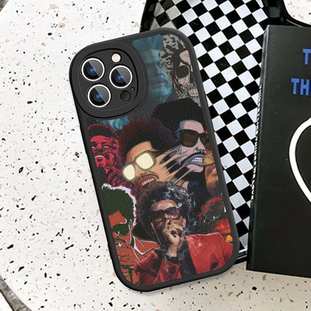 Singer T-The W-WeekndS Phone Case Hard Leather For iPhone 14 13 12 Mini 11 14 Pro Max Xs X Xr 7 8 Plus Fundas