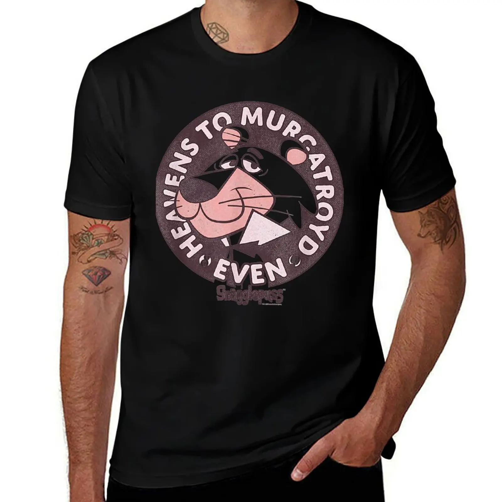 

Snagglepuss Heavens to Murgatroyd T-Shirt t shirt men 100% cotton luxury brand funny t shirts dark humor T-Shirt