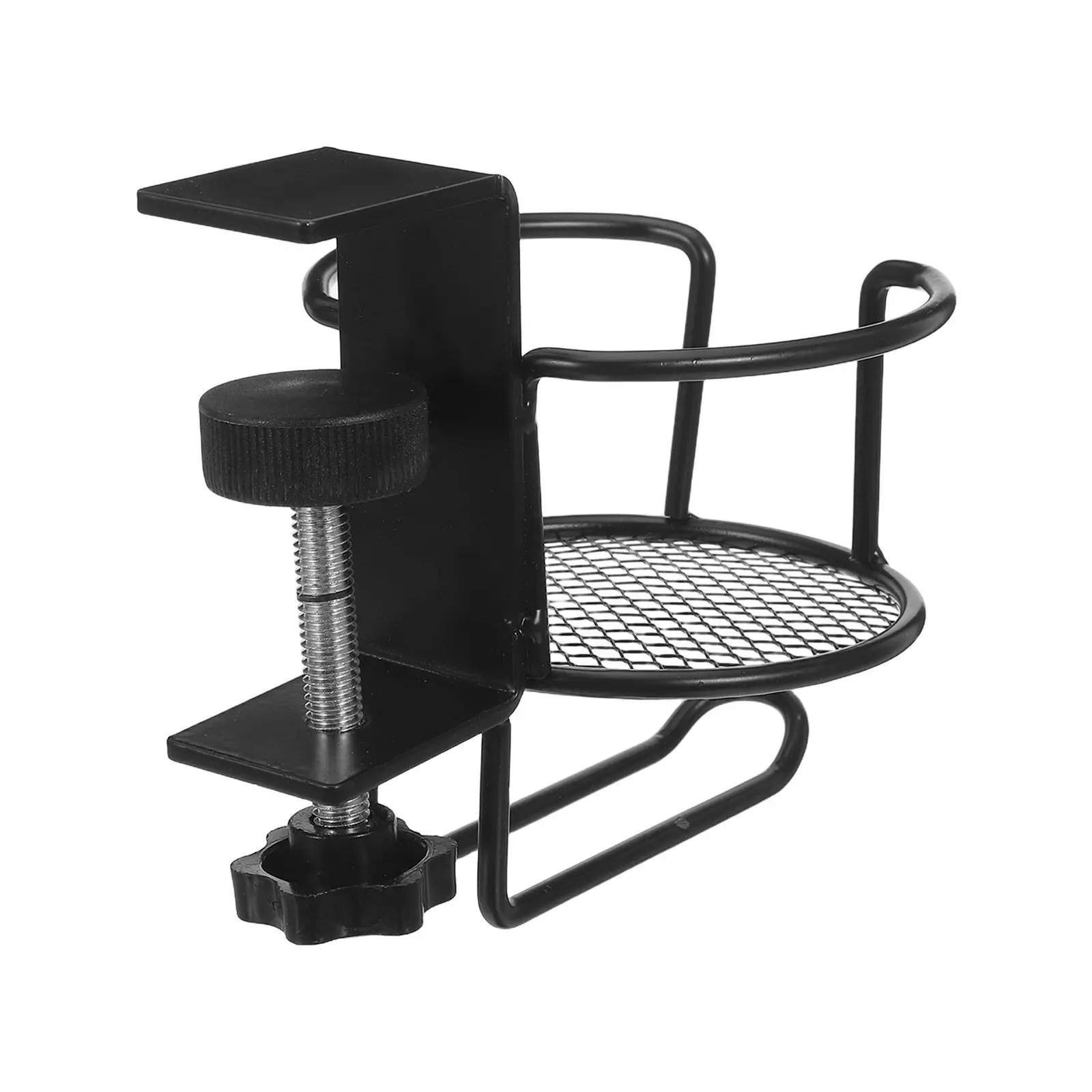 

Desk Cup Holder Clamp On Under Desk Headphone Hanger Headphone Holder Desktop Storage for Office School Home Accessories