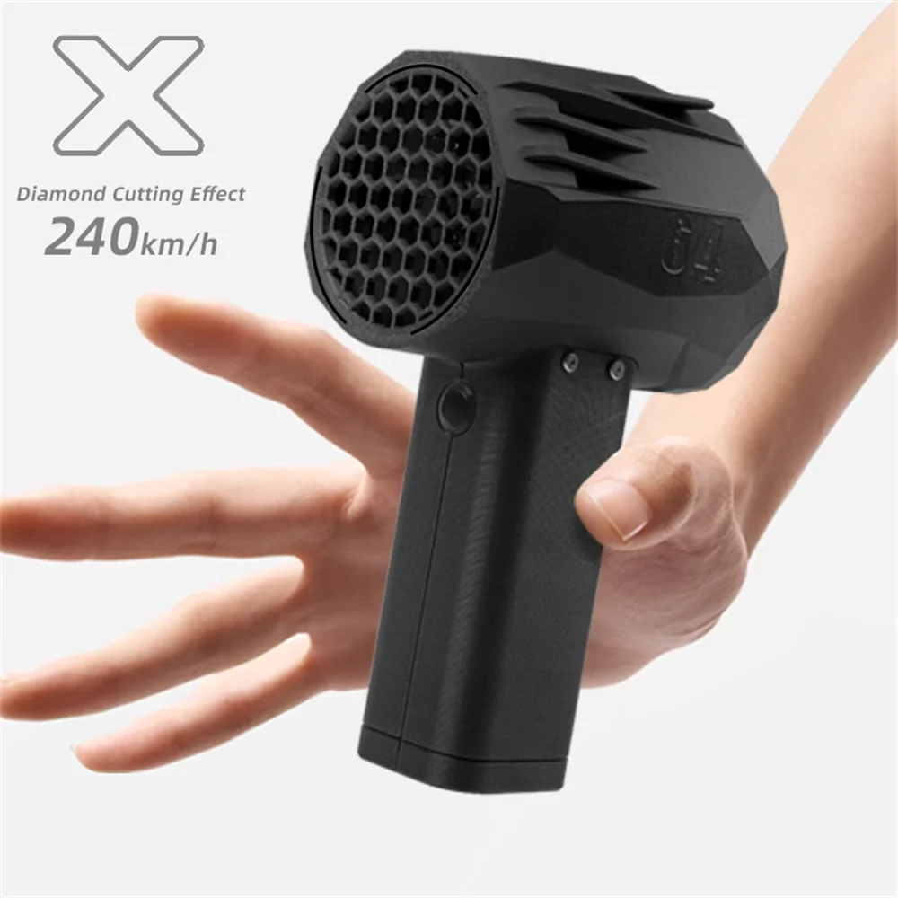 

X64 650W Air Blower Turbo Jet Fan 64mm Brushless Motor Electric POWERFUL BLOWERS Handheld Duct Fan Portable Type-C Charging Fan