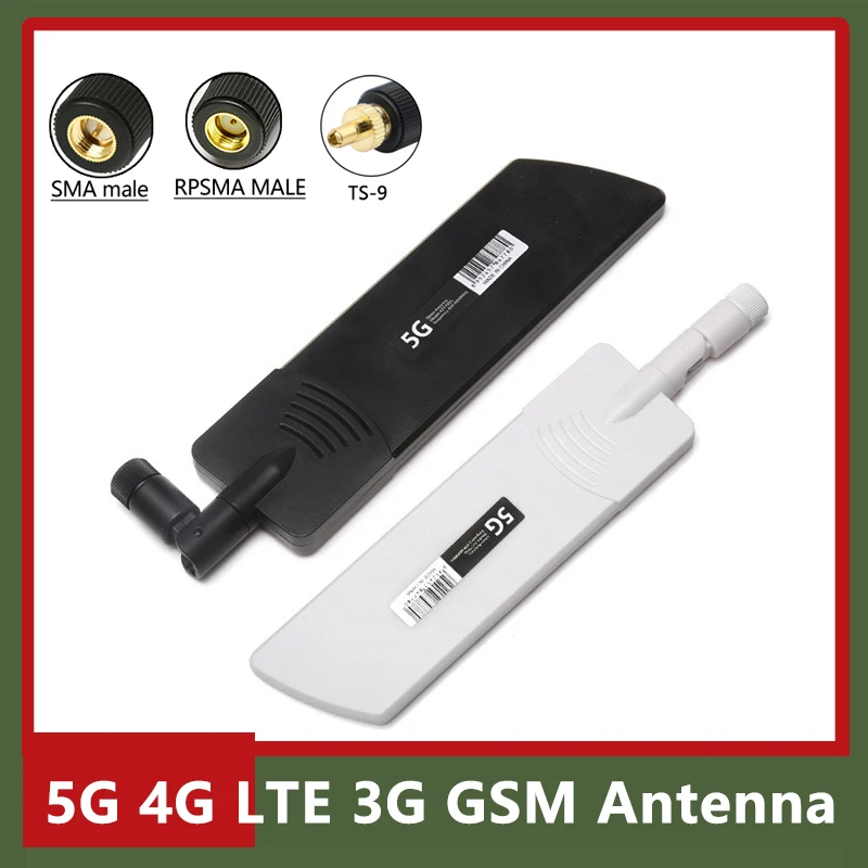 

1PCS TS9 RP SMA GSM 5G 3G 4G LTE Antenna Omni WiFi Aerial High Gain 22dBi Waterproof Magnetic Antenna for Wifi Router Modem