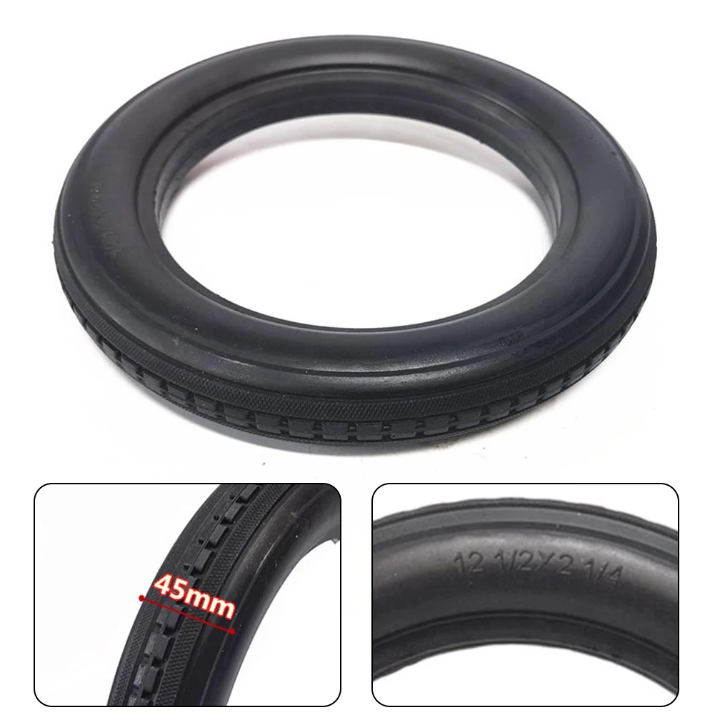Puncture Proof Solid Tire 12inch 12 1/2x1.5/1.75/1.95(40-203) for Bicycle Non Inflatable Rubber Tyre with Strong Tread Grip