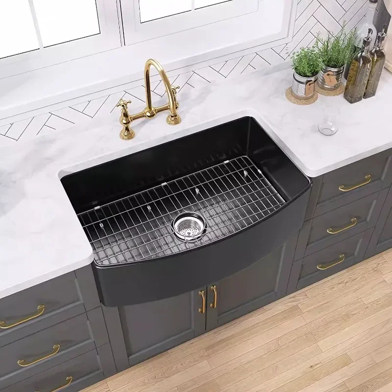 

American kitchen refractory soil sink open vegetable basin