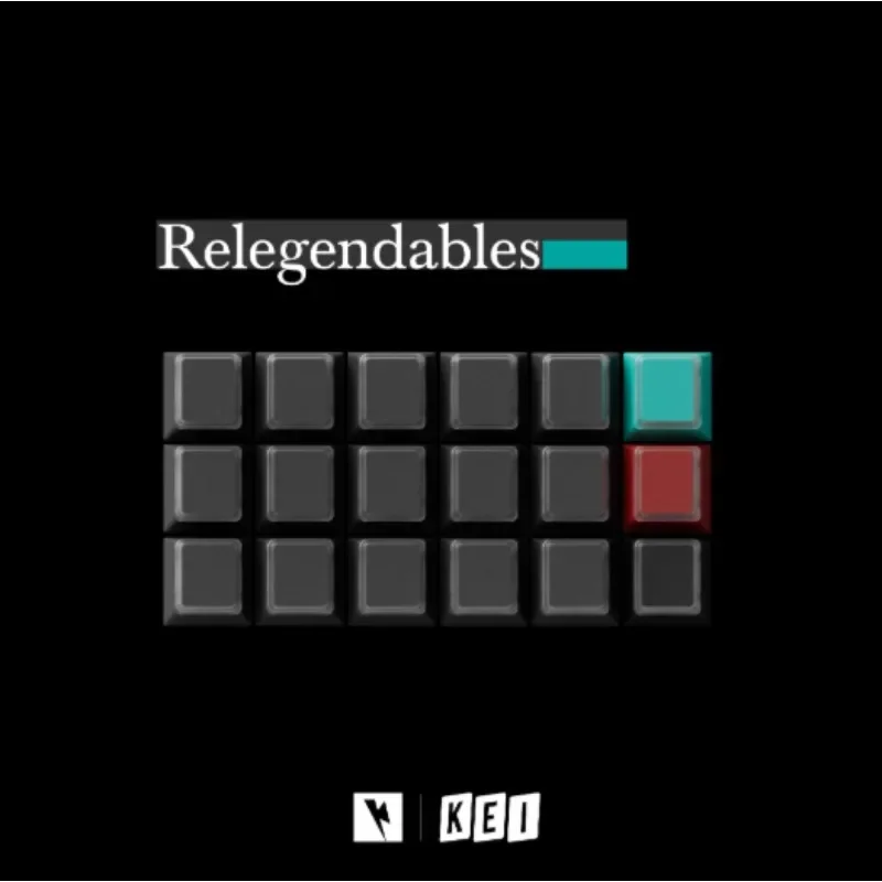 

Keykobo Dolch KKB Black Customized Braun Style Cherry Shaped Gaming Keycap Set for Mechanical Keyboards