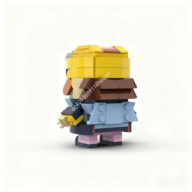 180pcs MOC Wario Brickheadz Model Bouwstenen Idee Baksteen Modulaire DIY Verjaardag Kinderen Speelgoed Creatieve Onderwijs Kerstcadeaus