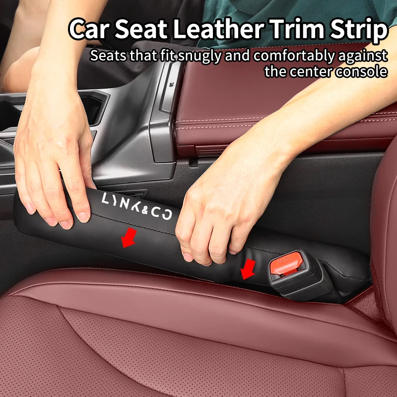 Leather Car Seat Gap Filler Strips Decorative Interior Accessories For LYNK&CO 06 03 05 08 09 01 02 Hatchback BX11 EX11 ZERO
