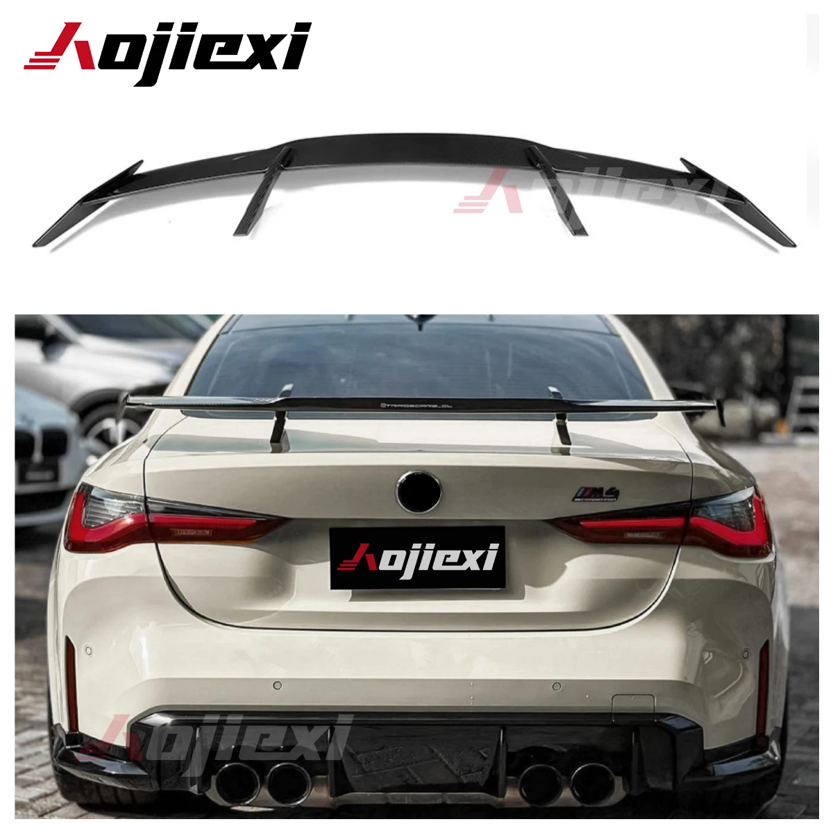 

MP Style Carbon Fiber Trunk Spoiler for BMW G80 M3 G82 M4 G87 M2 2020+ Rear Wing Perfect Installation Hight Quality Body Kit