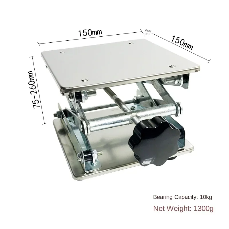 Stainless Steel Lifting Platform Miniature Small Manual Platform Laboratory