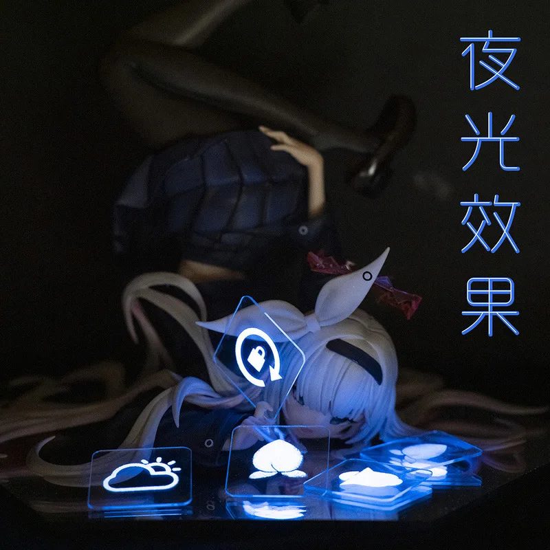 17cm Blue Archive UP Factory - Handstand Plana Draaibaar en afsluitbaar GK-figuur in winter JK Uniform Anime Collectible Model