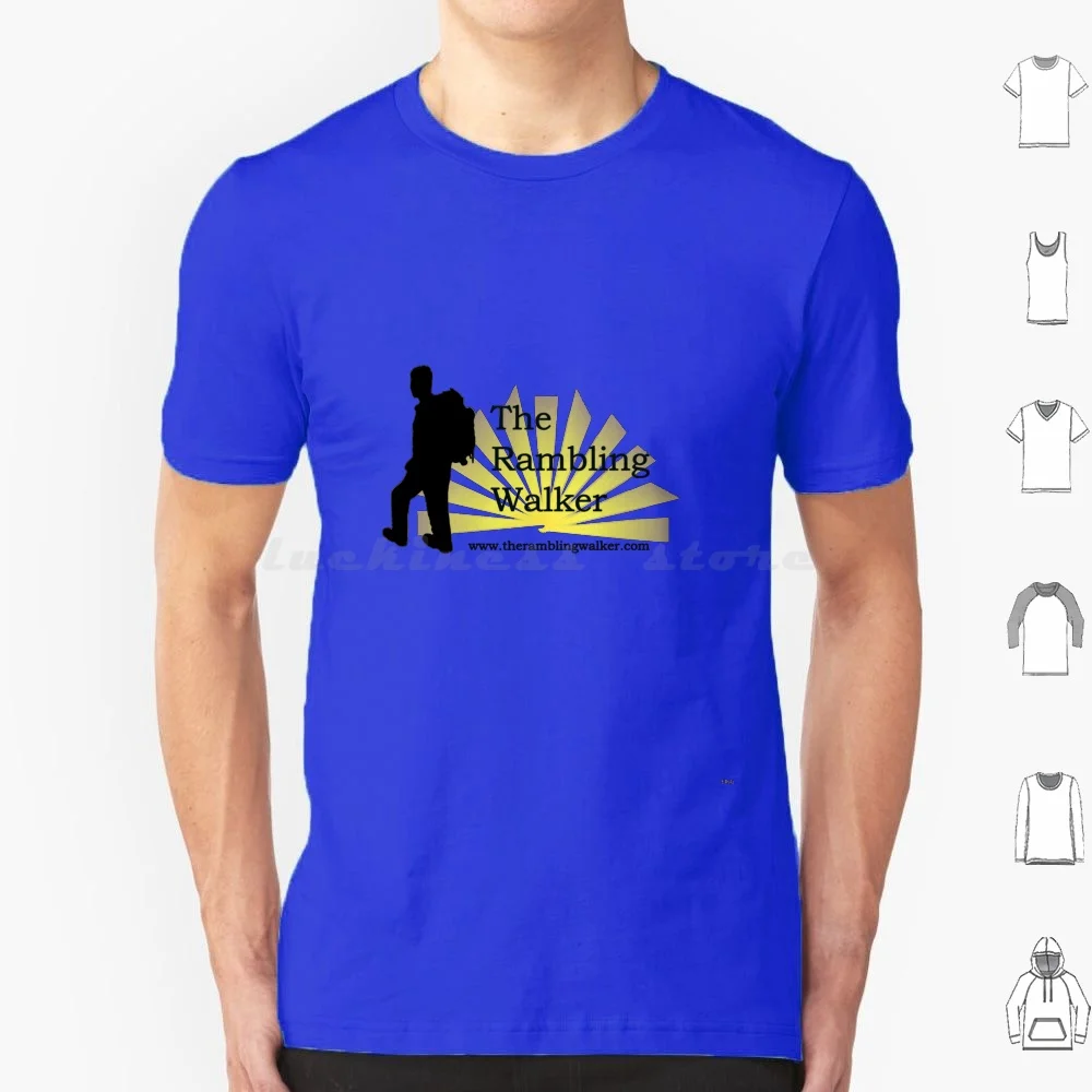 The Rambling Walker T Shirt Cotton Men Women DIY Print Walking The Rambling Walker Logo Activities