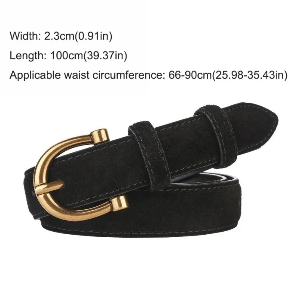 تصميم الأزياء الفاخرة حزام جلد الغزال العصرية عارضة دبوس مشبك حزام تنوعا الأعمال حزام الخصر الهدايا