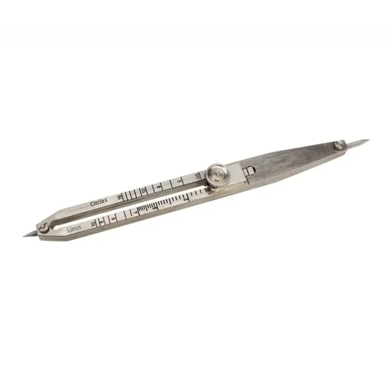Precision Proportional Divider Adjustable Metal Scale Tool for Archaeological Drawing Illustration Model Making - Accurate Measu