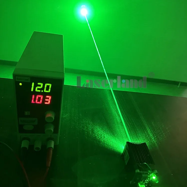 520nm 1 واط وحدة ليزر ديود أخضر لغرفة الهروب منزل مسكون تأثيرات المرحلة القيثارة الستار الطيور تخويف DJ KTV BAR