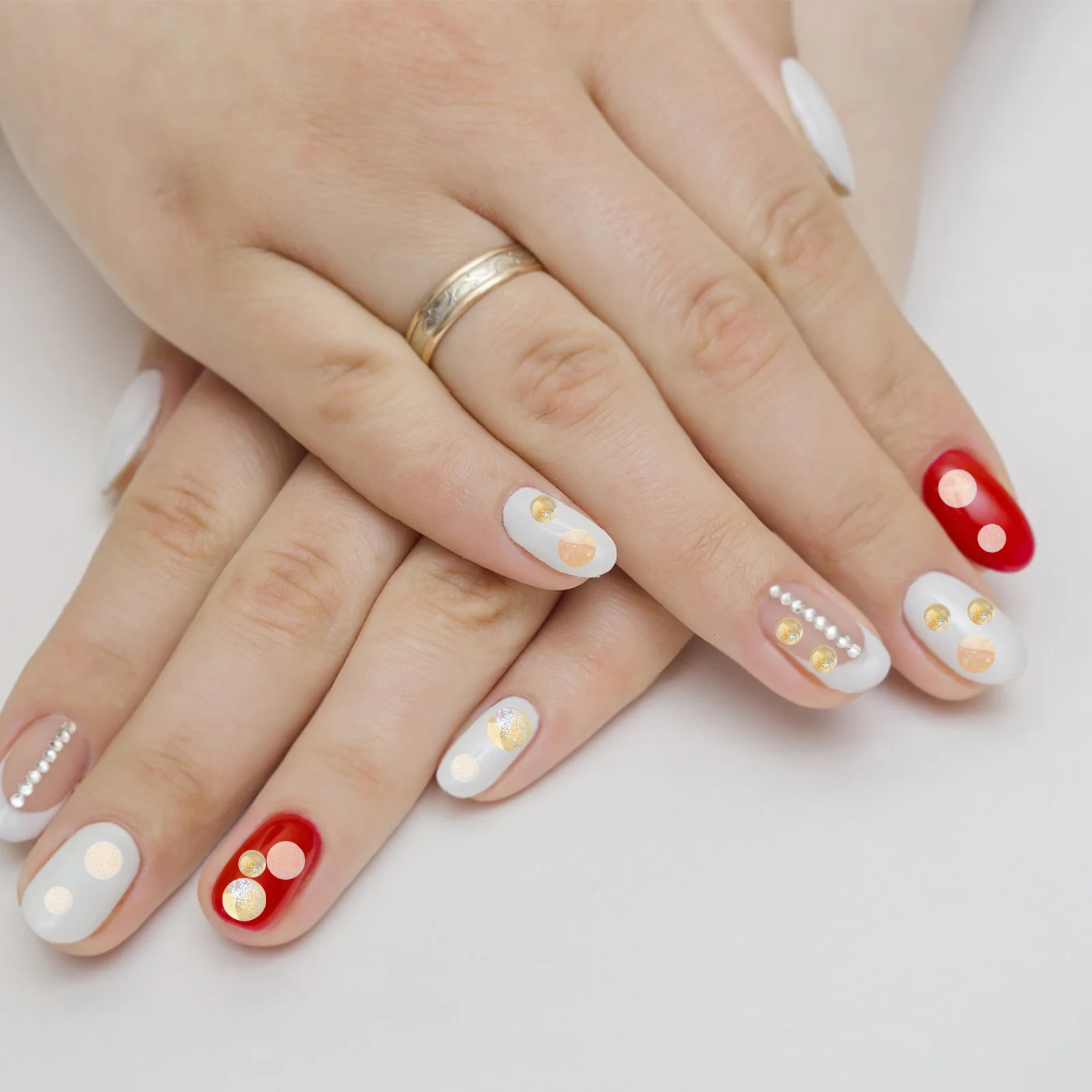 

4 Boxes Nail Art Bubble Beads Flatback Resin Droplets Charms 3D Nail Jewels DIY Craft Supplies Manicure Jewelry Supplies