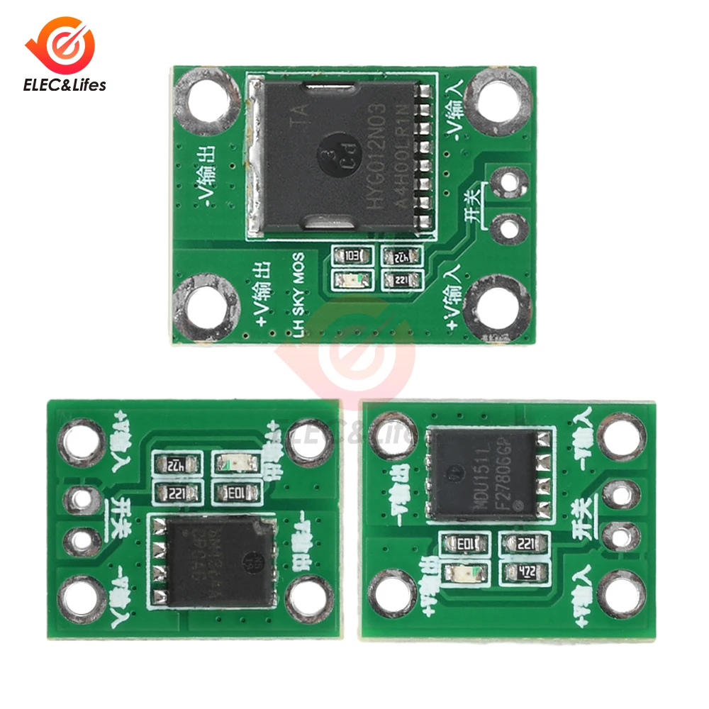 20A 50A 100A 5-26V high power MOS trigger schakelaar driver module Veldeffect Buis PWM regelgeving elektronische schakelaar controle