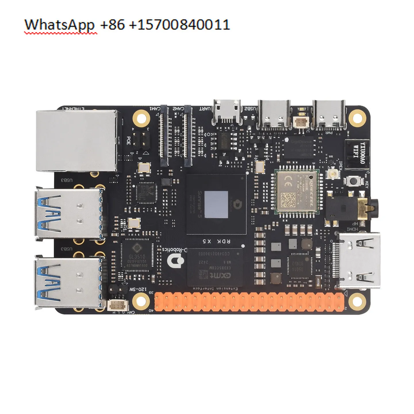 D-Robotics RDK X5 Development Kit Sunrise 5 Chip, Accessories