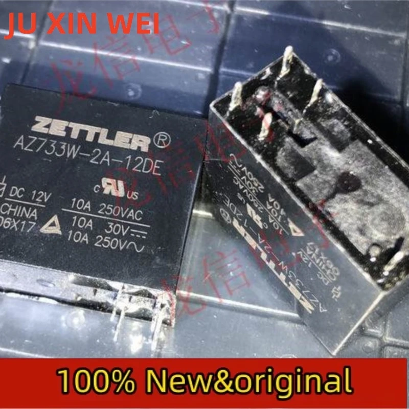 5PCS New Settler Relay AZ733W-2A-12DE 24 5DE 1224VDC 6-foot DC12 normally on