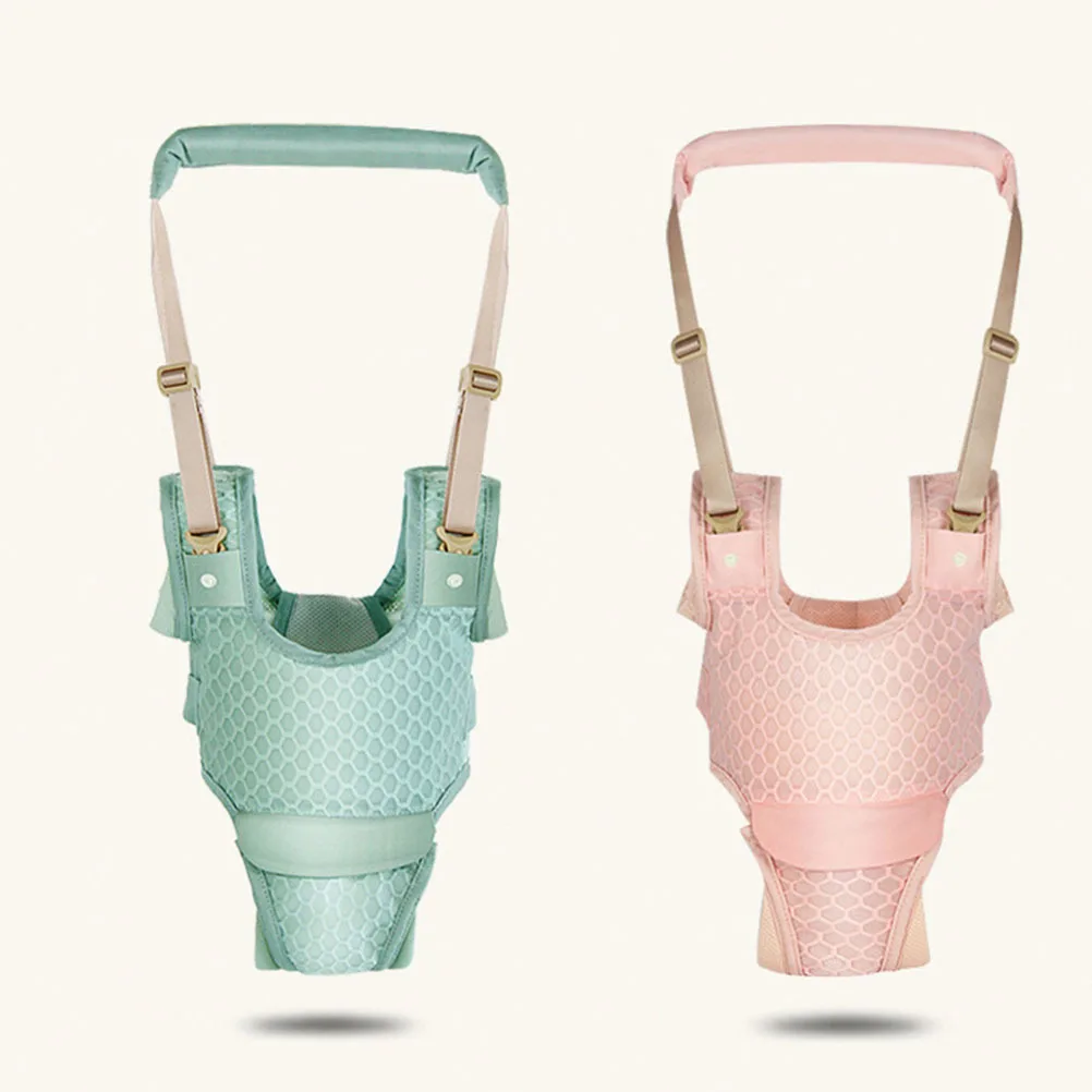 

Baby Walk Learning Belt Adjustable Length Multifunction Handheld Walking Assistant Toddler Stand Hands Easy on Off All