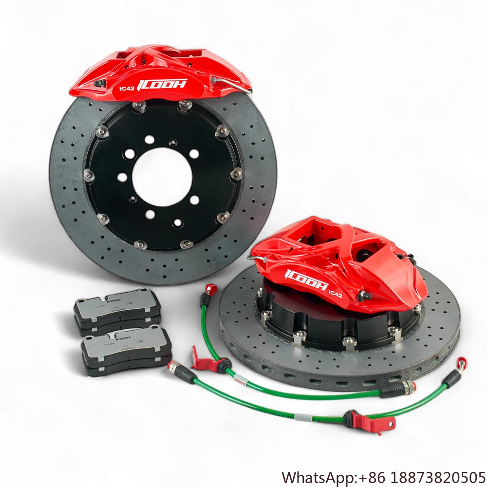

ICOOH High Performance 4 Pistons Modified Racing Brake Sets IC42 Rear 355/380mm Rotor Size Big Brake Kit for Mercedes-benz