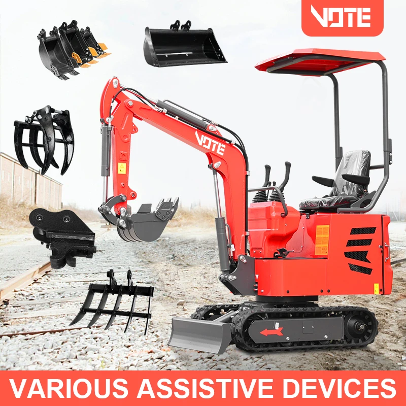 

Free Shipping Mini Excavator with Arm Swing 1.6Ton 1.2Ton 1.8Ton Ce Euro5 Epa Kubota Engine Crawler Small Digger