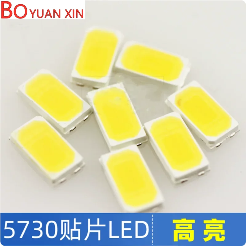 100pcs 0.5W 5730 SMD LED SMD Light Emitting Diode White Red Blue Green Warm Golden High Brightness