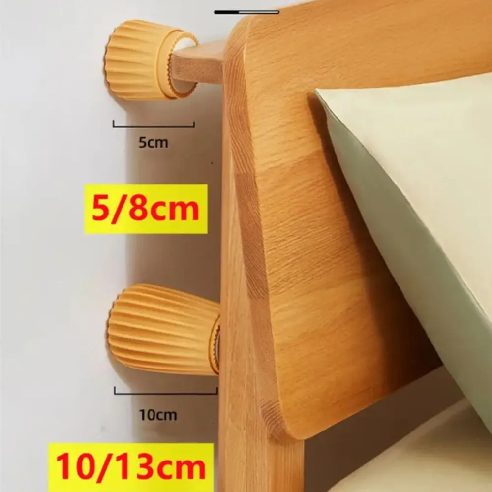 Heavy Duty Leg Risers Retractable Adjustable Bed Stabilizer Practical Tool Effectively Increase Anti-collision Pad