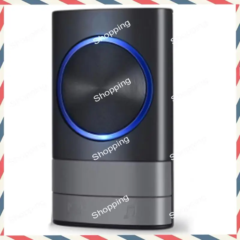 M20K Bel Pintu Nirkabel Bel Pintu Musik Digital Nirkabel Sensor Rumah Remote Control Pager Steker AS