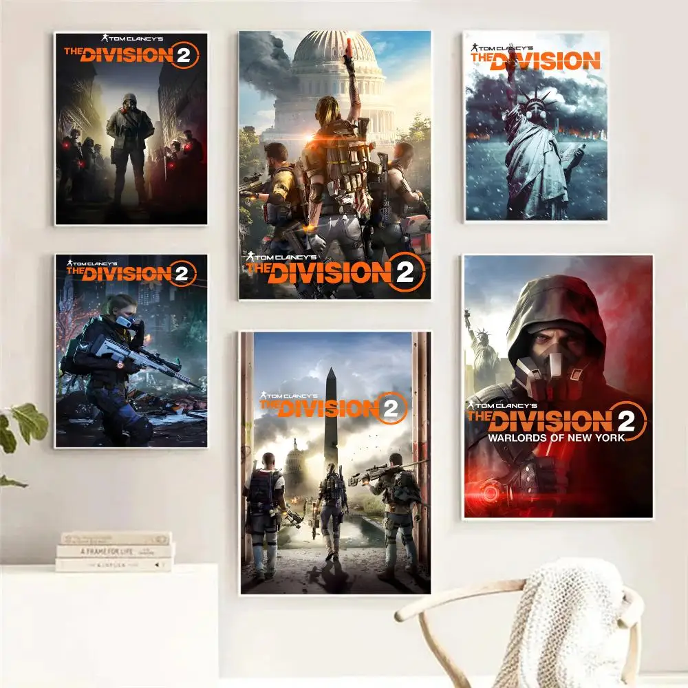 Game T-Tom Clancys The Division Poster Waterproof Canvas Art Wrinkle Free Wall Hanging For Home Living Room Bedroom Decor view 3