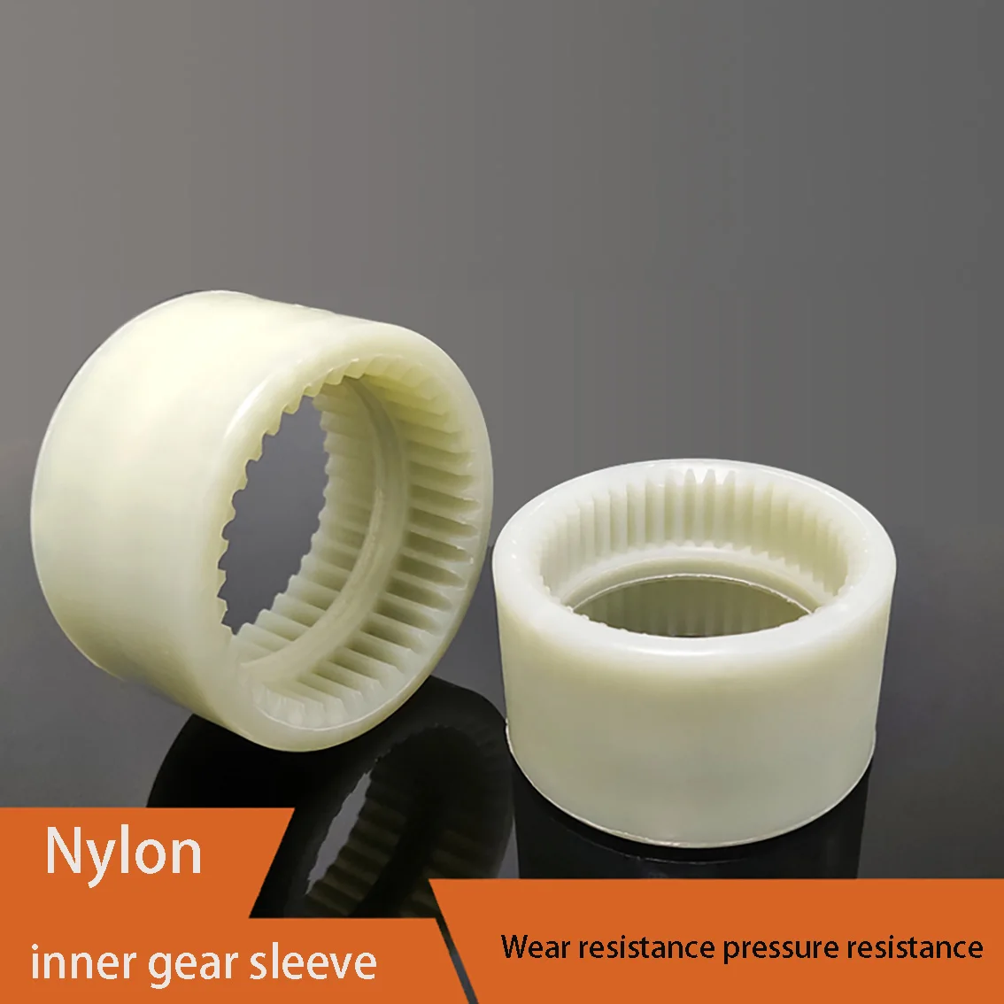 1PCS Nylon Sleeve Toothed Coupling Inner Tooth Coupling Curved Tooth Oil Pump Motor Connector