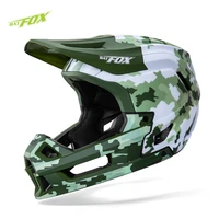 BATFOX MTB casco de bicicleta de cara completa para adultos jóvenes todoterreno cuesta abajo anticolisión AM DH ciclismo Moto Racing cascos de bicicleta de montaña
