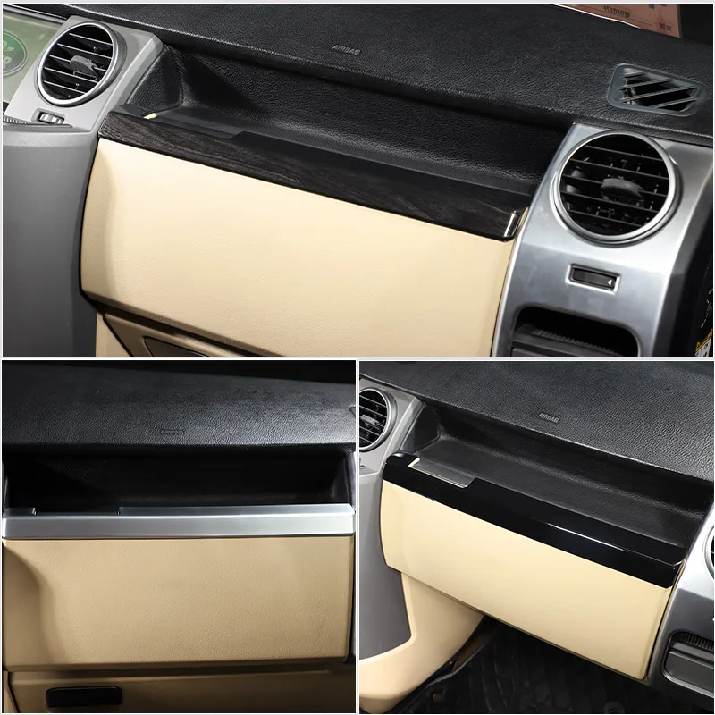 

For LandRover Discovery 3 LR3 04-09 Car Glove storage box Cover Trim Co-pilot Storage Compartment Panel Stickers Car Accessories