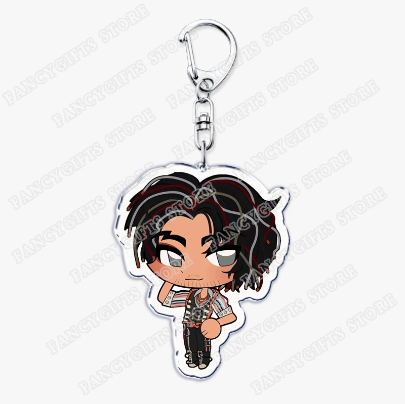 Hot Video Game Date Everything Chibis Keychains for Accessories Bag Eddie Betty Mateo Keyrings Jewelry Gamers Fans Gaming Gifts