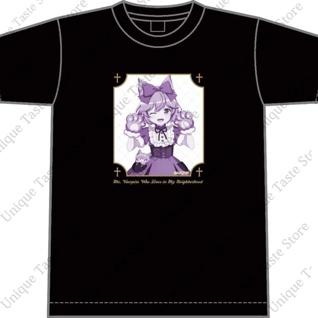Ms Vampire Who Lives In My Neighbourhood T Shirt Sophie Twilight Elly Cartoon T-shirt Men Women Cotton Short Sleeve Tee Tops